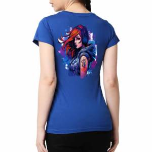 Camiseta de Cuello Redondo para Mujer, 100% Algodón Grueso, Manga Corta hasta el Codo, Transpirable, de Secado Rápido, Estilo Urbano - Product Image 4