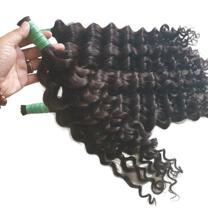 Vendeur en gros de cheveux indonésiens, cheveux vierges humains Remy en vrac, 100% naturels, bouclés ou lisses - Product Image 4