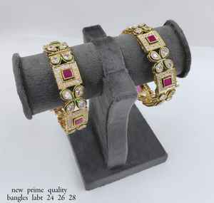 INDIAN JEWELLERY TRADITIONAL and FASHIONABLE ANTIQUE COPPER <b>GOLD</b> PLATED BANGLES and WOMEN WEDDING BRIDAL BANGLES WOMEN - Product Image 1