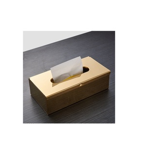 Boîte à mouchoirs en laiton design pour hôtel Porte-serviettes pour taille personnalisée prix bon marché avec utilisation à la main à vendre - Product Image 6