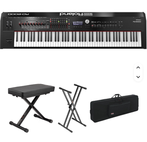 Nouveau piano numérique de scène Roland RD-2000 88 touches avec banc, support et kit de transport - Product Image 2