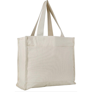 Bolsas de Compra Reutilizables de Lona con Logotipo Personalizado, Bolsas de Transporte de Algodón al por Mayor, Bolsas de Tela Reutilizables Ecológicas para Comestibles - Product Image 3