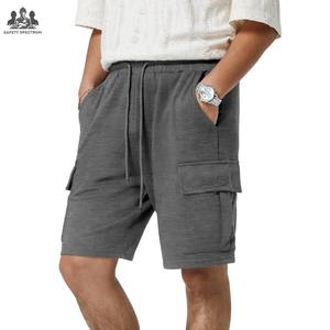 Pantalones Cortos Cargo de Verano para Hombre, Talla Grande, Logotipo Personalizado, Tejido Lavado, 100% Algodón, Secado Rápido, Transpirable - Product Image 6