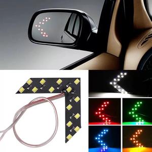Panel de Luces LED para Automóvil, Acero Inoxidable, Espejo Retrovisor Exterior, Indicador de Señal de Giro, Luz de Visibilidad Mejorada, Accesorios LED - Product Image 5