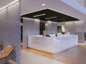 Panel Acústico Decorativo, Biombo Colgante <span class=keywords><strong>para</strong></span> Espacios Interiores Modernos, Separador de Ambientes - Product Image 3