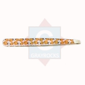Pinzas para cejas injertadas profesionales de alta calidad, diseño personalizado, pinzas para cejas inclinadas de acero inoxidable, antideslizantes para salones - Product Image 3