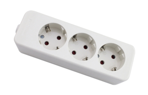 Multipresa a 3 prese Mega Series senza cavo (GSC 000800223) - Product Image 1