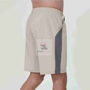 Pantalones Cortos Deportivos Casuales para Hombre, Transpirables, Ecológicos, Antiarrugas, con Patrón Sólido, Cierre Elástico, Personalizables OEM - Product Image 2