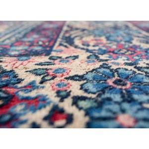 Alfombra de Lana Azul Anudada a Mano Aalam Paem-461 9x12 Rectangular con Patrón de Medallón para Decoración de Sala de Estar o Pasillo - Product Image 3