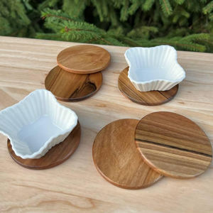 Posavasos de té de madera de lujo más nuevos, posavasos decorativos para regalos, bodas y restaurantes, decoración de Mesa para el hogar y la Oficina - Product Image 5