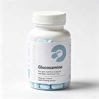 Étiquettes de bouteilles de glucosamine Haoxuan, autocollants imprimés en relief, imperméables, pour l'emballage des compléments articulaires