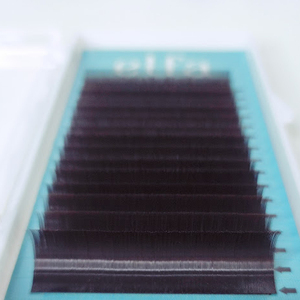 Extensiones de pestañas clásicas de color negro profundo 16 líneas 0,15mm de espesor CC/DD Curl Vietnam Factory Direct - Product Image 1