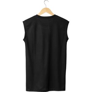 Débardeurs en coton uni pour hommes T-shirts XL d'été décontractés à séchage rapide à capuche pour les entraînements de gymnastique et la course à pied de couleur unie - Product Image 5