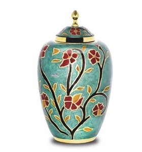 Urnes pour cendres adulte Blue Garden Grande urne funéraire pour cendres de proches Taille 10.5 "& 220 Cu. Dans - Product Image 6
