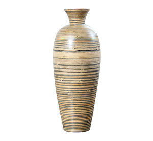Planta de colección actualizada Vietrustic y jarrón de ratán de bambú para jarrón de plantas Nature Vibe - Product Image 3