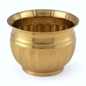 Brass Urli Cooper Bowl 600g Real Rose Leafs Wedding & Birthday Decor Home Decor <b>Vanilla</b> Scented <b>Candle</b> Diwali Anniversary Decor - Product Image 2
