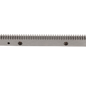 Estante de engranaje de diente de milla recto de acero S45C con dureza de alta frecuencia HRC 48-52 grados DIN 10e27 - Product Image 1