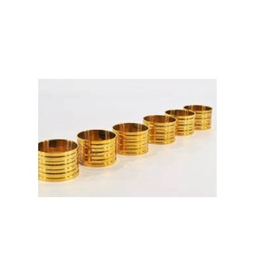 Handmade Manufacturer Brass <b>Napkin</b> Ring <b>Holder</b> For Top Seller Brass <b>Napkin</b> Ring for Hotel Home Table Ware Use Customized Design - Product Image 4