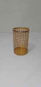 Portavelas de Metal Marroquí para Velas de Té, Color Rosa, con Diseño de Rejilla Cortada con Láser, Linterna Votiva Decorativa de Hierro Calado para Bodas - Product Image 5