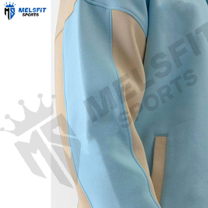 แจ็กเก็ตขนแกะขั้วโลกกันลมระบายอากาศมีซิปเต็มรูปแบบสำหรับผู้ชายฤดูหนาวที่อบอุ่นปกตั้งด้านหน้าแบบลำลอง - Product Image 5