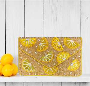 I Heart USA drapeau patriotique graine perlée bandoulière chaîne embrayage mode sac à main pour une utilisation en soirée - Product Image 2