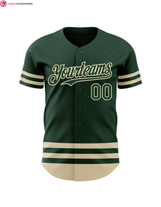 Camisetas de béisbol sublimadas transpirables Camiseta de equipo de béisbol Camiseta de botón completo clásica Premium personalizada - Product Image 4