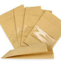 Enveloppes à semences personnalisées, petites, refermables, avec fenêtre transparente, en papier couché, matériaux recyclés, fermeture éclair, pour fleurs et légumes