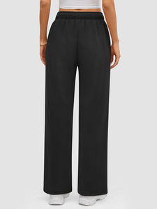 Pantalones de chándal para correr para mujer, fabricación de nueva ropa informal ancha, pantalones de chándal holgados para mujer, pantalones elásticos para mujer - Product Image 2