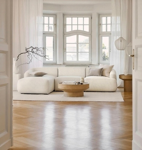 ชุดโซฟาเข้ามุมที่ทันสมัยโครงไม้เนื้อแข็งที่สวยงามพร้อมราคาสำหรับพื้นที่ใช้สอย - Product Image 6