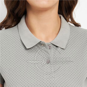 Mejor Precio Mujeres Polo Camisetas Para La Venta Al Por Mayor Polo Camiseta Mujer 100% Algodón Personalizado Servicio OEM - Product Image 6