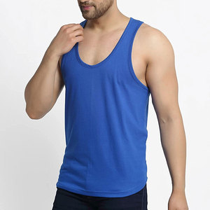 Custom 100% Cotton <b>Gym</b> <b>Vest</b> for <b>Men</b> Casual Summer Sleeveless Tank Top Workout Bodybuilding Fitness Singlet Shirt - Product Image 2
