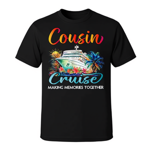 T-Shirt Coordinata per Crociere Cousins Cruise 2026, Design Personalizzabile per Viaggi in Barca - Product Image 2