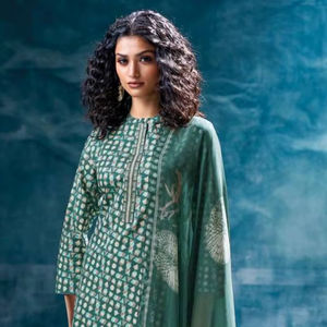 Premium Cotton Printed Embroidered Salwar Kameez Full Catalog Party Wear <b>Indian</b> & <b>Pakistani</b> <b>Clothing</b> Available Wholesale Rates - Product Image 1