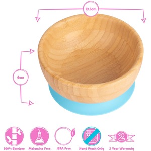 Cuenco de succión de bambú para niños, vajilla Natural, decoración de presentación de comida atractiva, productos vietnamitas al por mayor ecológicos - Product Image 2