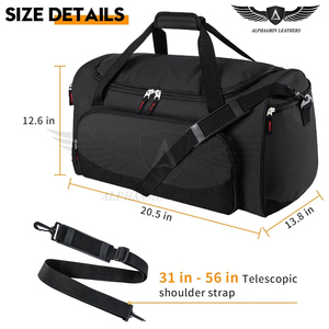 Sac de sport haut de gamme pour la salle de sport, les voyages et les activités de plein air, durable, résistant à l'eau, grande capacité avec plusieurs compartiments, sac de sport - Product Image 4