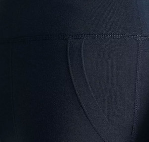 Personalized women sports <b>leggings</b> with OEM breathable fabric stretch fit perfect for branding and gym promotions - Product Image 6