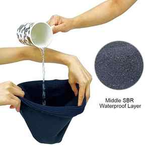 OEM High Unisex 100% Cotton Beanie Waterproof Fisherman Hat Custom Logo Breathable Water Resistant Rain Outdoor Plus Size XL Set - Product Image 5