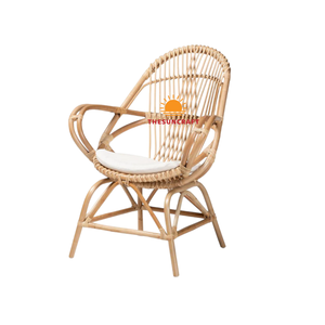 Los mejores muebles al por mayor, la silla de decoración más vendida, silla de ratán tejido Natural, sala de estar hecha a mano en Vietnam - Product Image 1