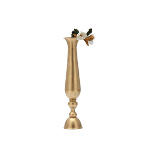 <b>Unique</b> Design Gold Color Aluminium Flower Pot Restaurant Decoration Flower <b>Vase</b> Handmade for Floor Decorative - Product Image 4
