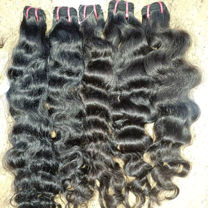 Venta al por mayor de extensiones de cabello Remy brasileño Virgen sin procesar tipo de cabello humano indio - Product Image 6