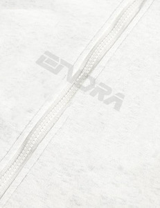 Sudadera con capucha larga para hombre, 100% algodón, doble cremallera, gruesa, estilo urbano, para invierno - Product Image 5