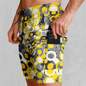 Transpirable de secado rápido para hombre traje de baño pantalones cortos de playa 2025 nueva llegada verano poliéster hecho hombres sublimación pantalones cortos - Product Image 3