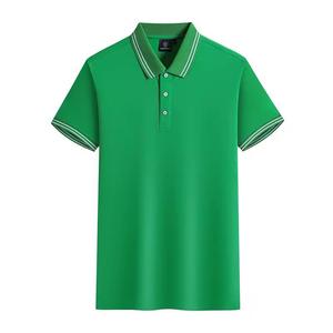 Nuevo Polo de estilo empresarial para hombre para verano, camisetas de manga corta a la moda, estampado de logotipo personalizado, ropa de tela ODM - Product Image 6