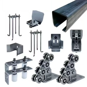 Rueda de acero galvanizado de alta resistencia <span class=keywords><strong>para</strong></span> carro de puerta corredera, antirrobo, con riel de puerta corredera W65 W80 Songyin Kunshen - Product Image 6
