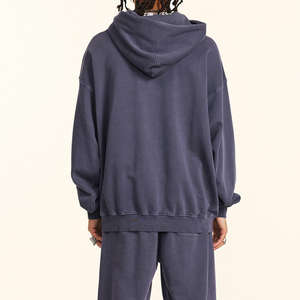 Sweats à capuche tendance streetwear délavés à l'acide pour hommes avec des détails élégants Parfaits pour les tenues de tous les jours et un style de vie actif sweats à capuche pour hommes - Product Image 2