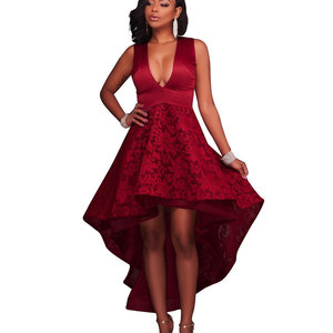 Vestido Maxi de Satén Vintage para Mujer, con Cuello en V Profundo, Silueta en A, Corte Asimétrico, Estilo Formal para Fiestas, Bodas, con Cintura Imperio - Product Image 4