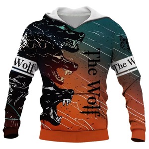 Sweat à capuche en polaire pour homme de haute qualité avec logo personnalisé, respirant, pull-over d'automne, écologique, imprimé par sublimation, avec poche - Product Image 5