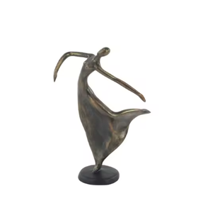 Sculpture de dessus de table de renne de conception classique moderne Arts finis en métal enduit de poudre pour la décoration de table de bureau de bureau - Product Image 5