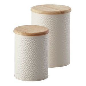 Elegante caja metálica para galletas con acabado antiguo, ideal para añadir carácter a las zonas de comedor. - Product Image 1