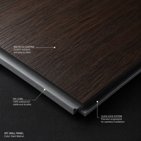 Panel Dinding Kustom Berbagai Warna 4mm Berpenampilan Kayu untuk Pasokan Konstruksi Hunian Skala Besar